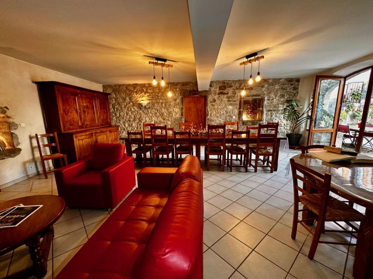 Chambres D'Hotes Les Clapas Chauzon Экстерьер фото